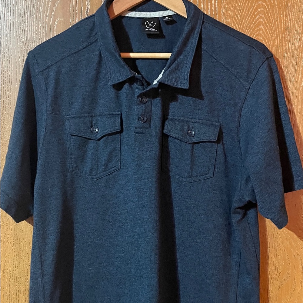 Burnside Dark Blue Polo Shirt